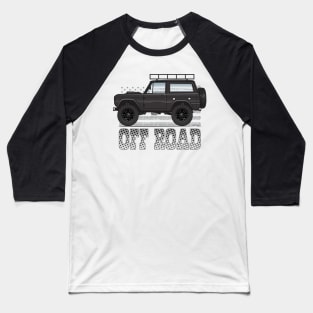 Black Off-Road Baseball T-Shirt